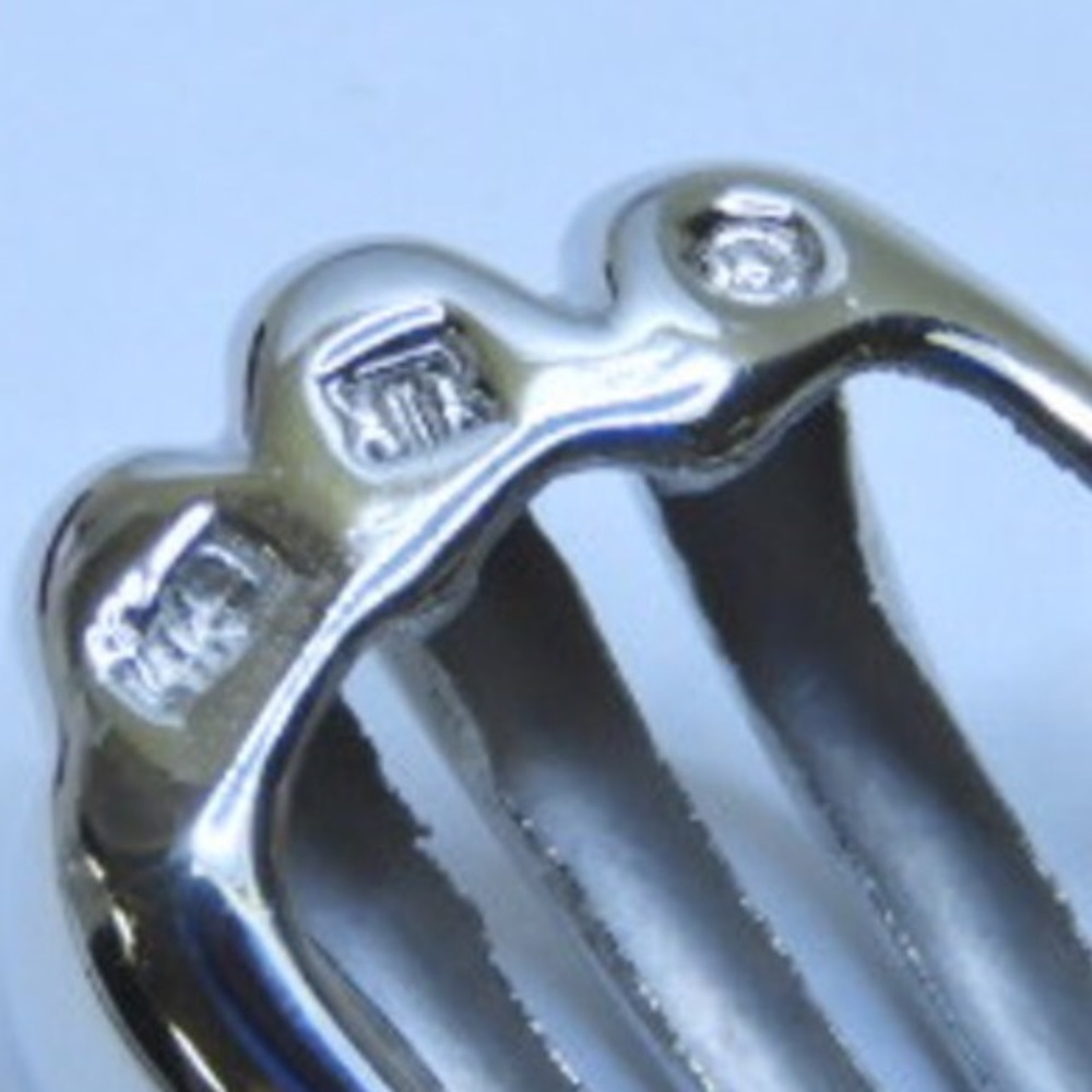 Huge Solid 12K Open Heart Pendant - Picture 6 of 6